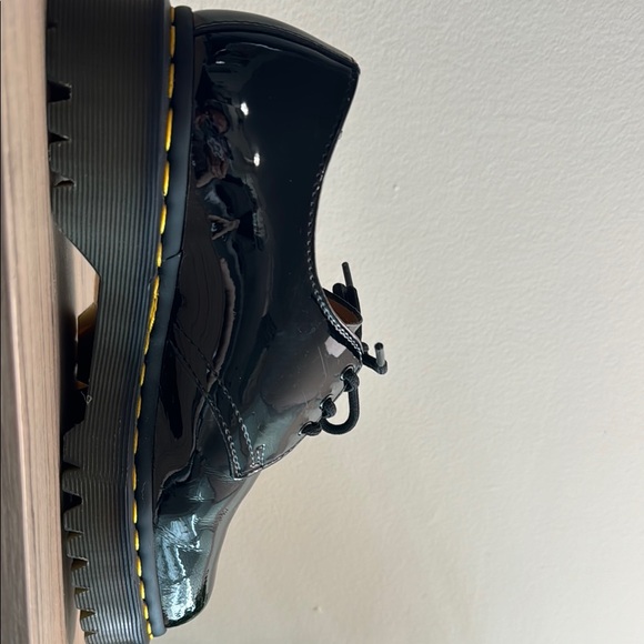 Dr Martens Patent Leather Black Lace-Up Shoes - Picture 13 of 16